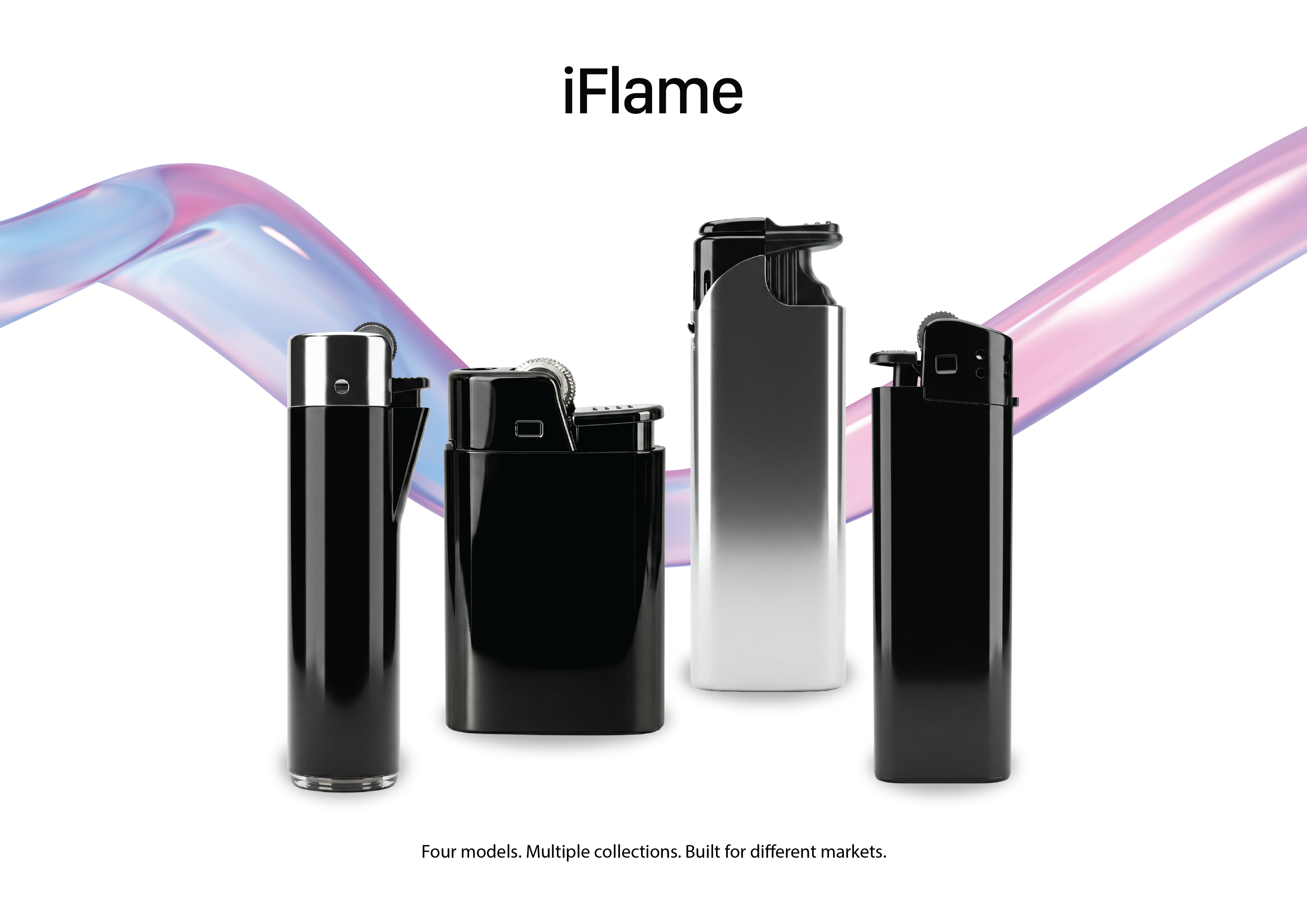 The original iFlame product family: i16, i17, i14 Pro and i15